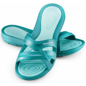 Шльопанці Aqua Speed PANAMA 7912 бірюзовий Жін 36