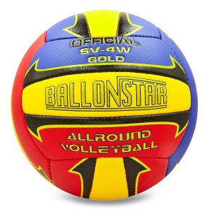М'яч волейбольний BALLONSTAR LG2056 (PU, №5, 5 сл., зшитий вручну)