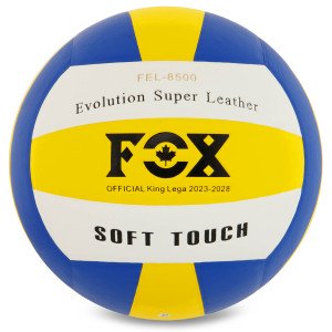 М'яч волейбольний FOX FEL-8500-VB (PU, №5, клеєний)