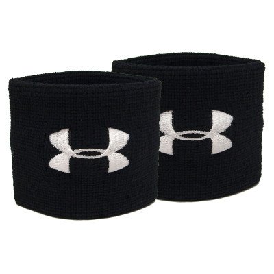 Напульсник Under Armour Performance Wristbands-BLK чорний Чол UNI