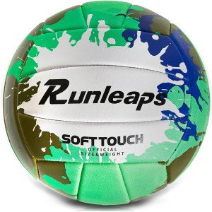 М'яч волейбольний Runleaps Green Blue size 5