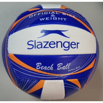 М'яч волейбольний Slazenger AC Beach volleyball blue/white/orange/silver size 4
