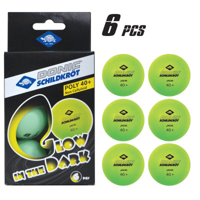 Мячі для настільного тенісу Donic Glow in the dark (6шт) 40+