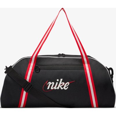 Сумка Nike W NK GYM CLUB - RETRO 24L чорний, білий, червоний Жін 33 x 51 x 23 см (DH6863-015)