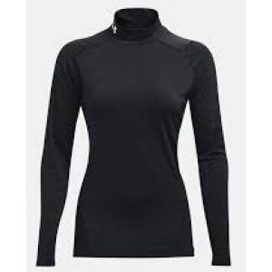 Лонгслів UA HG Armour Comp Mock LS чорний Чол MD
