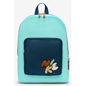 Рюкзак Nike Y NK CLASSIC BKPK - BUBBLE 16L бирюзовый, темно-синий Дет 38x28x13 см