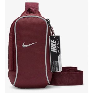 Сумка через плече Nike NK NSW ESSNTL CRSSBDY-MTL PULL 1L бордовий Уні 20.5x12.5x5 см