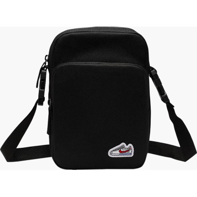 Сумка через плече Nike NK HRTGE CRSSBY-CORTEZ PTCH 4L чорний Уні 15 x 23 x 8 см (HM4415-010)