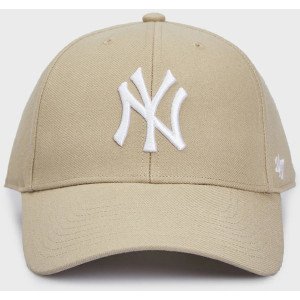 Кепка 47 Brand MLB NEW YORK YANKEES бежевий Уні OSFM