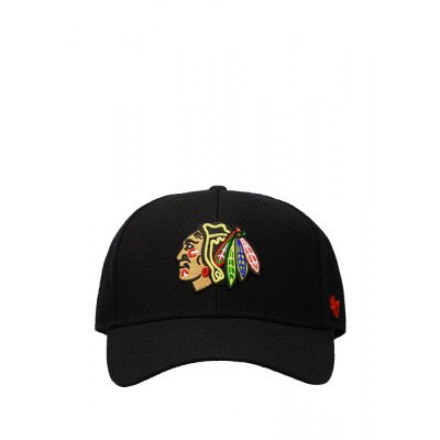 Кепка 47 Brand NHL CHICAGO BLACKHAWKS чорний, сірий Уні OSFA