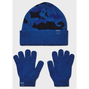 Набір шапка і рукавички Under Armour B Beanie/Glove Combo синій, червоний Діт OFSM