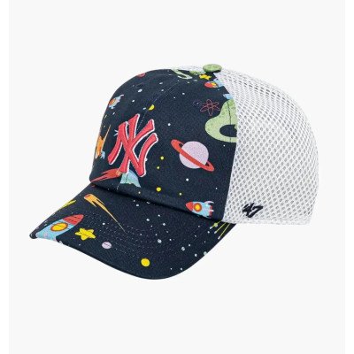 Кепка-тракер 47 Brand NEW YORK YANKEES SPACE DINO синій, білий Діт One Size