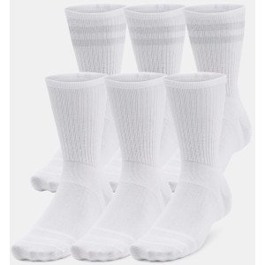 Шкарпетки Under Armour Essential 6pk Crew білий LG (1387058-100)