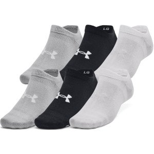 Шкарпетки Under Armour Essential No Show 6pk білий, чорний, сірий Уні XL