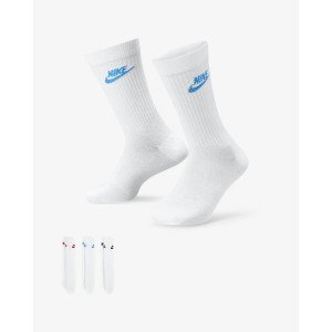 Шкарпетки Nike U NK NSW EVERYDAY ESSENTIAL CR 3PR білий, мультиколор Уні 34-38