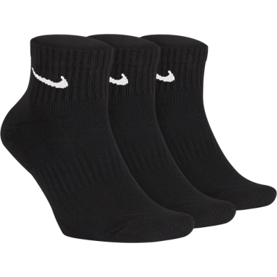 Шкарпетки Nike U NK EVERYDAY CUSH ANKLE 3PR чорний Уні 42-46