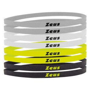 Пов`язка на голову Zeus SET HAIRBANDS 8 PZ сірий, білий, жовтий, чорний Уні OFSM