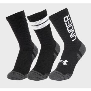 Шкарпетки Under Armour Perf Tech Nov 3pk Crew чорний Уні LG