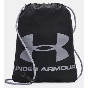 Рюкзак Under Armour Ozsee Sackpack 16L черный серый Уни 28x44 см