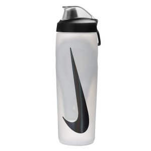 Пляшка Nike REFUEL BOTTLE LOCKING LID 24 OZ білий, чорний Уні 709 мл