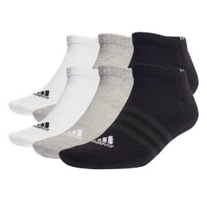Шкарпетки Adidas C SPW LOW 6P білий, сірий, чорний Уні S (37-39)