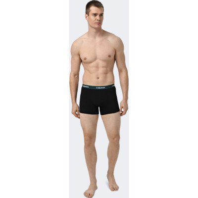 Труси-боксери Head MEN ELASTIC BOXER 2P чорний, зелений M (701234928-001)