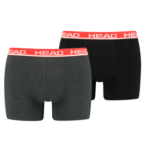Труси-боксери Head BASIC BOXER 2P сірий, червоний Чол XL