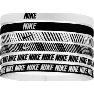 Пов'язка на голову Nike FLEX CLASSIC HEADBANDS 6PK чорний, білий One Size