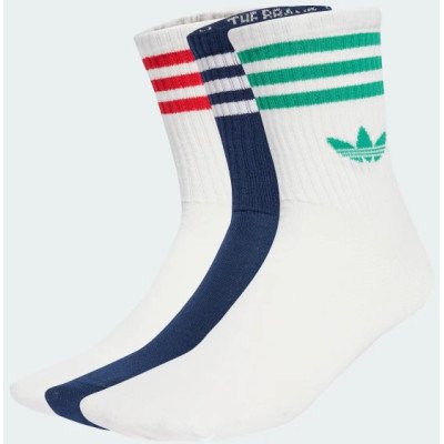 Шкарпетки Adidas 3S CREW S 3P білий, темно-синій Уні S (37-39)