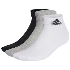 Шкарпетки Adidas C SPW ANK 3P білий, чорний, сірий Уні XL (46-48)