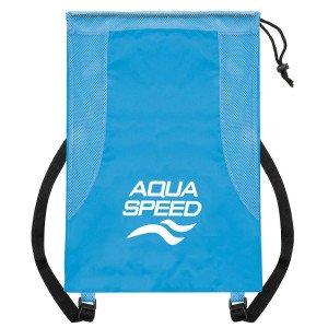 Сумка сітчаста Aqua Speed MESH BACK PACK 61163 бірюзовий, чорний Уні 51x36 см