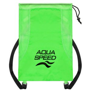 Сумка сітчаста Aqua Speed MESH BACK PACK 61165 салатовий, чорний Уні 51x36 см