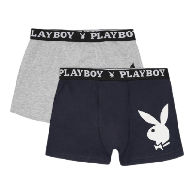 Набір з 2 труси-боксери Playboy ANNYA PLAYBOY BOXERSHORT сірий, синій Чол S