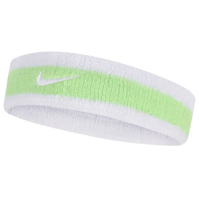Пов'язка на голову Nike SWOOSH HEADBAND білий, салатовий Уні OSFM