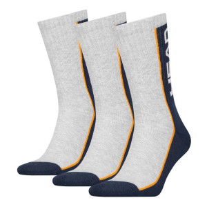 Шкарпетки Head PERFORMANCE CREW 3PPK UNISEX синій, сірий Уні 35-38