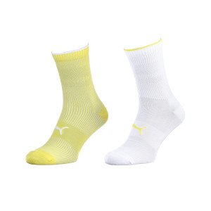 Шкарпетки Puma SOCK CLASSIC 2P WOMEN жовтий, білий Уні 39-42
