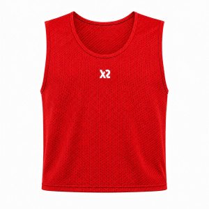 Манішка спортивна X2, червоного кольору (розмір junior)