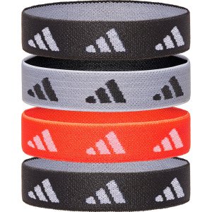 Гумки для волосся Adidas Hair Ties чорний, білий, червоний Жін One Size (ADAC-16210)