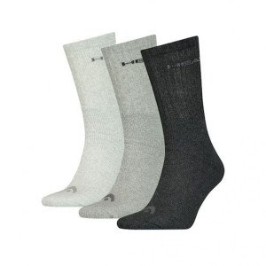 Шкарпетки Head CREW 3P UNISEX сірий, білий, чорний Уні 35-38