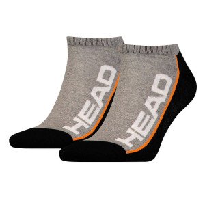 Шкарпетки Head Stripe Sneaker 2-Pack чорний, сірий Уні 35-38