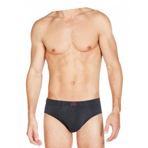 Труси сліп Kappa Slip Uomo Elastico Ric. c/etichetta Logo антрацит Чол M