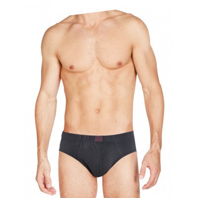 Труси сліп Kappa Slip Uomo Elastico Ric. c/etichetta Logo антрацит Чол M