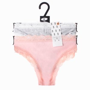 Труси Fashion Lady TAN TANGA F сірий, персиковий Жін L