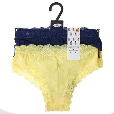 Труси Fashion Lady TAN TANGA F синій, жовтий Жін M
