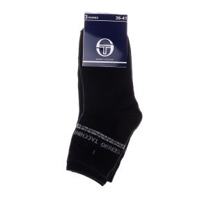 Шкарпетки Sergio Tacchini 3-pack чорний Уні 36-41 (13898115-2)
