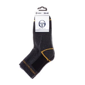Шкарпетки Sergio Tacchini 3-pack чорний, сірий Уні 36-40