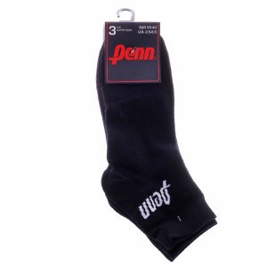 Шкарпетки Penn QUARTER SOCKS 3 PAIR чорний Уні 35-40