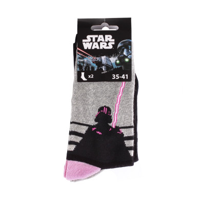 Шкарпетки Star Wars Star Wars 2P чорний Діт 35 - 41