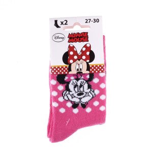 Шкарпетки MINNIE SOCKS 2P рожевий, чорний Діт 31-34, арт.83892347-1