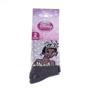 Шкарпетки PRINCESS RAIPONCE/TIANA 2P світло-сірий Діт 31-35 арт 83891420-2
